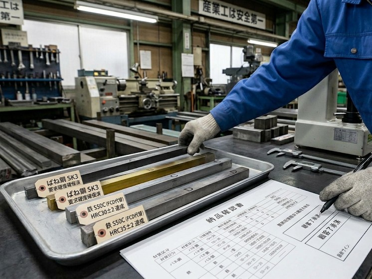 材質・硬度要求を両立させるための材料選定