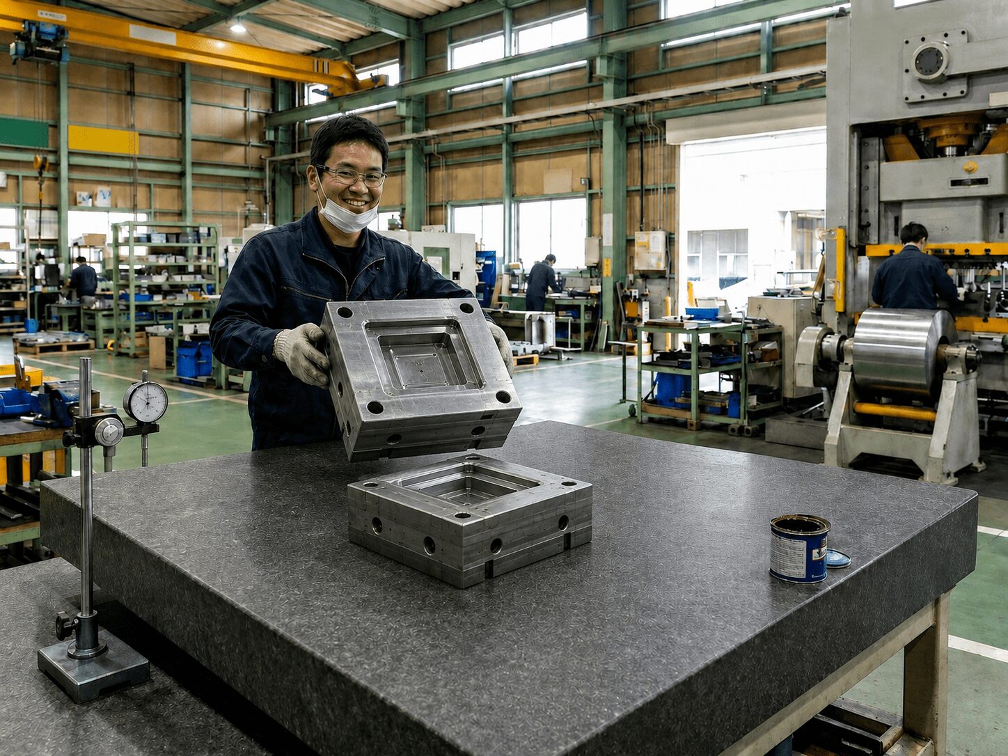 高精度加工によるボルスター組立手直し/工数ゼロ化によるトータルコスト削減